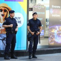 Policija uoči utakmice Dinamo - AEK