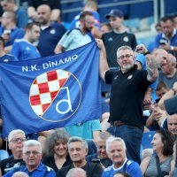 Dinamo - AEK, navijači na Maksimiru
