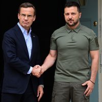 Ulf Kristersson i Volodimir Zelenski