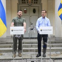 Volodimir Zelenski i Ulf Kristersson