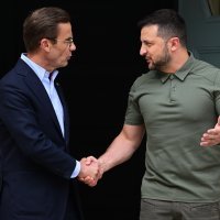 Ulf Kristersson i Volodimir Zelenski