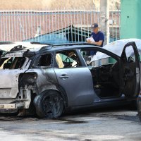 Izgorjeli automobili na Trnju