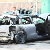 Izgorjeli automobili na Trnju
