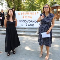 Karlovac: Ženske organizacije i inicijative organizirale su javnu akciju "Sigurnost žena je odgovornost države"