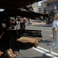 Uništeni ruski tenkovi u Kijevu