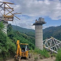 Srušeni most u Indiji