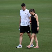 Nogometaši praške Sparte u šetnji po Dinamovom stadionu