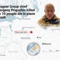 Pad Prigožinovog aviona