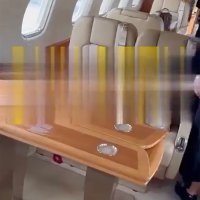 Unutrašnjost Prigožinovog aviona