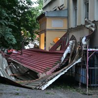 Vjetar odnio krov škole u Zagrebu