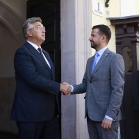 Susret Andreja Plenkovića i Jakova Milatovića