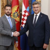 Susret Andreja Plenkovića i Jakova Milatovića