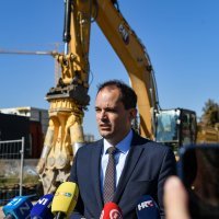 Ivan Malenica obišao radove na kompleksu budućeg Trga pravde