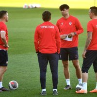Trening hrvatske nogometne reprezentacije na stadionu Rujevica