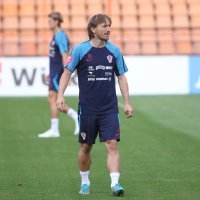 Trening hrvatske nogometne reprezentacije uoči kvalifikacijske utakmice za EURO 2024. protiv Armenije