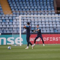 Trening hrvatske nogometne reprezentacije uoči kvalifikacijske utakmice za EURO 2024. protiv Armenije