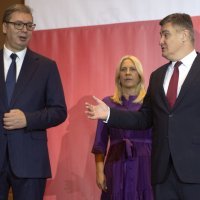 Aleksandar Vučić i Zoran Milanović