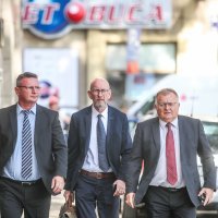 Dolazak članova HDZ-a na sjednicu Šireg predsjedništva stranke