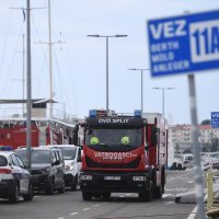 Požar u splitskoj luci