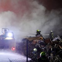 Požar u reciklažnom dvorištu Pehlin kod Rijeke