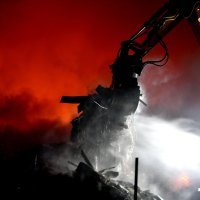 Požar u reciklažnom dvorištu Pehlin kod Rijeke