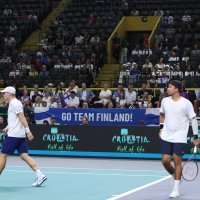 Gripe - prazne tribine, Davis Cup: Hrvatska-Finska, 15.9.2023.