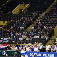 Gripe - prazne tribine, Davis Cup: Hrvatska-Finska, 15.9.2023.