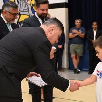 Milanović u Osnovnoj katoličkoj školi „San Sebastian“ u Mississaugi