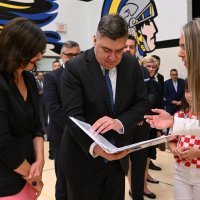 Milanović u Osnovnoj katoličkoj školi „San Sebastian“ u Mississaugi