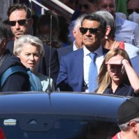 Ursula von der Leyen i Giorgia Meloni na Lampedusi