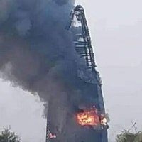 Zapaljen neboder u Kartumu, Sudan