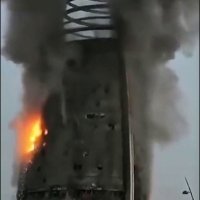 Zapaljen neboder u Kartumu, Sudan