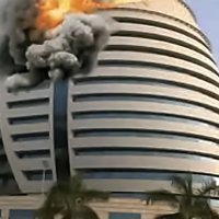 Zapaljen neboder u Kartumu, Sudan