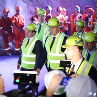 Svečano obilježavanje proboja druge cijevi tunela Učka