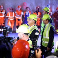 Svečano obilježavanje proboja druge cijevi tunela Učka