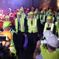 Svečano obilježavanje proboja druge cijevi tunela Učka