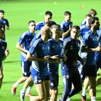 Trening Dinama uoči utakmice protiv Astane