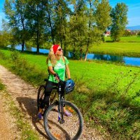 Rijeka Gacka na biciklu