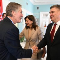Zoran Milanović sa suprugom Sanjom u SAD-u