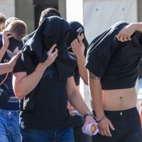 Uhićeni navijači Dinama, Bad Blue Boysi u Ateni, Grčka