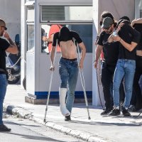 Uhićeni navijači Dinama, Bad Blue Boysi u Ateni, Grčka