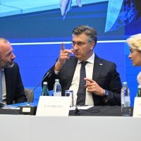 Manfred Weber, Andrej Plenković i Ursula von der Leyen