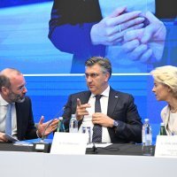 Manfred Weber, Andrej Plenković i Ursula von der Leyen