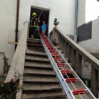 Urušeno stubište na Rabu