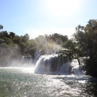 Turisti u Nacionalnom parku Krka