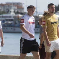 Split: Navijači su okupirali centar grada uoči derbija Hajduk - Dinamo, 1.10.2023.