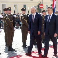 Andrej Plenković primio je predsjednika Vlade Republike Albanije Edija Ramu