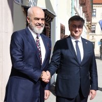 Andrej Plenković primio je predsjednika Vlade Republike Albanije Edija Ramu