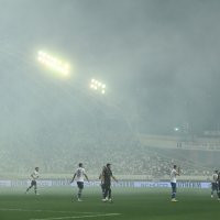 Bakljada na utakmici Hajduk - Dinamo, 1.10.2023.