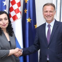 Zagreb: Jandroković primio predsjednicu Republike Kosovo Vjosu Osmani Sadriu